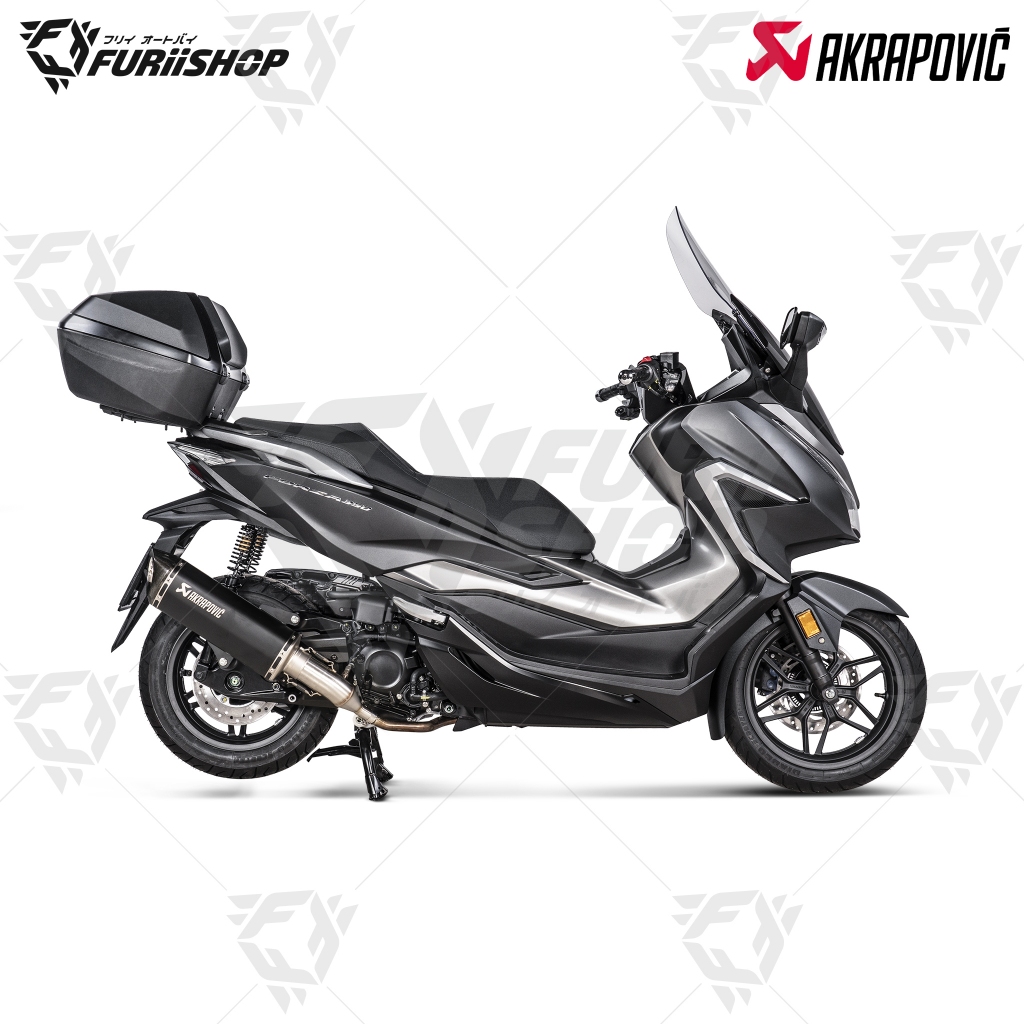 Akrapovic Slip on  For : Honda Forza300ABS 2018-2019/ForzaABS 350 2020-2025