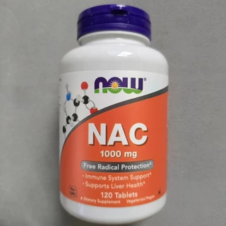 กาsฟื้นตัว และ ชะลoวัย N0W F00DS N.A.C 1,000 MG. 120 Tabs