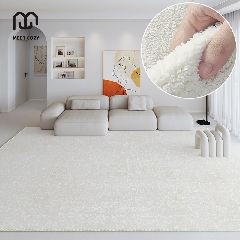 MEET COZY พรมปูพื้นห้อง นุ่ม carpet living room พรม ผ้าแคชเมียร์เทียม พรมปูพื้น #1 DB-Jack