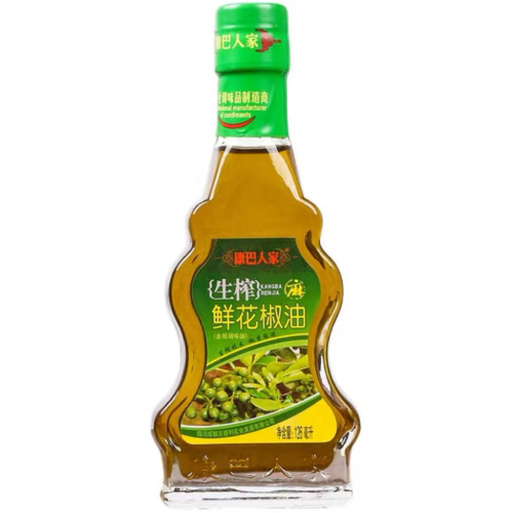 ผลิตภัณฑ์ในภาพคือ น้ำมันพริกเสฉวน (Sichuan Pepper Oil) แบรนด์ Kangba Renjia