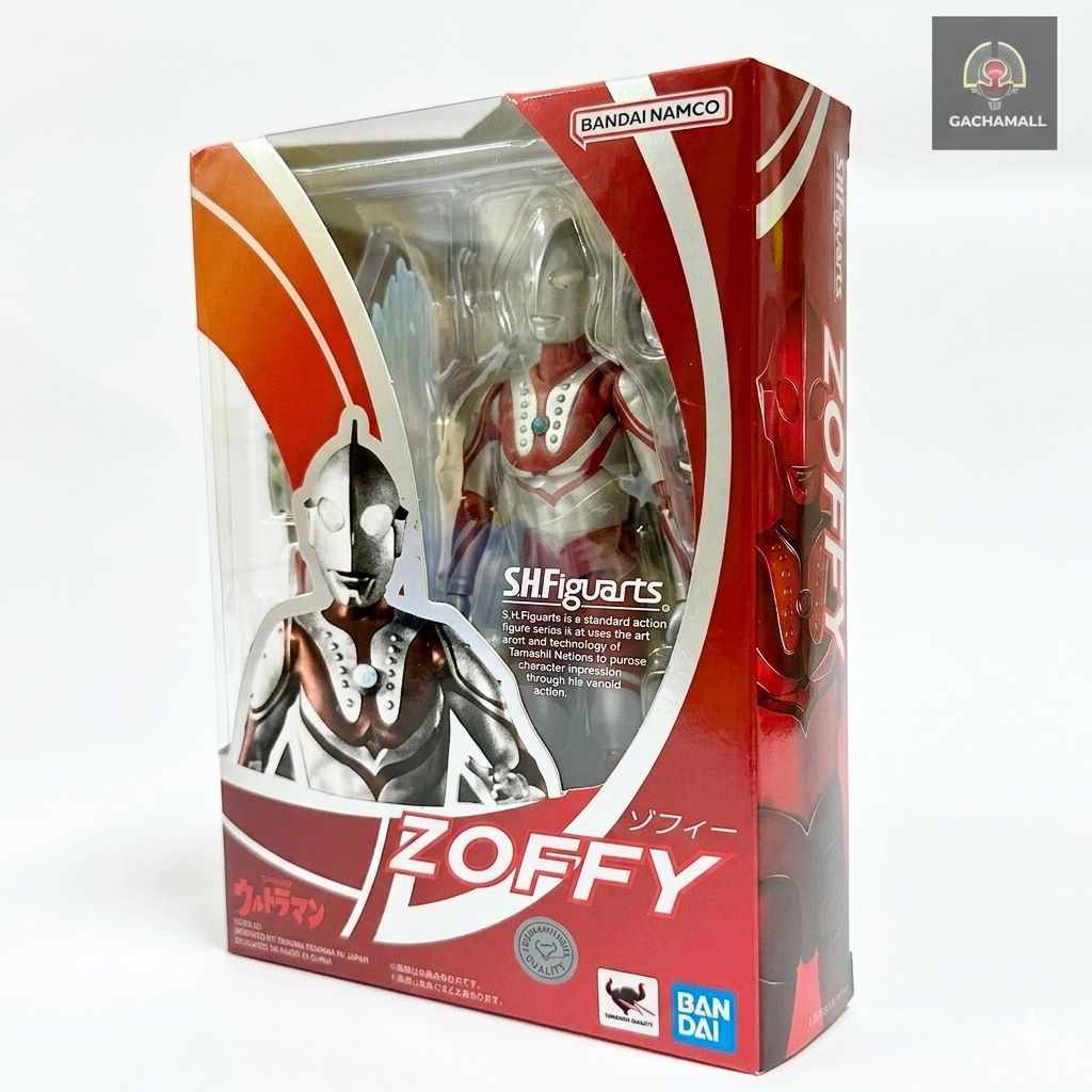 S.H.Figuarts Ultraman Zoffy - ผู้บัญชาการหน่วยพิทักษ์อวกาศ งานแท้ Bandai สัดส่วนสมจริง พร้อมพาร์ทเอฟ