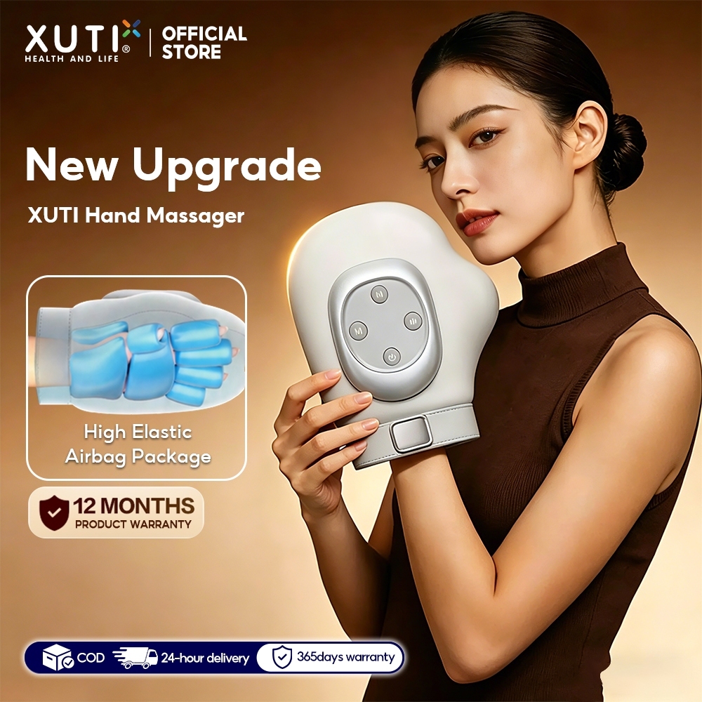XUTI เครื่องนวดมือ นวดด้วยถุงลม ประคบร้อน 3 ระดับ เครื่องนวดและประคบร้อนสำหรับมือ