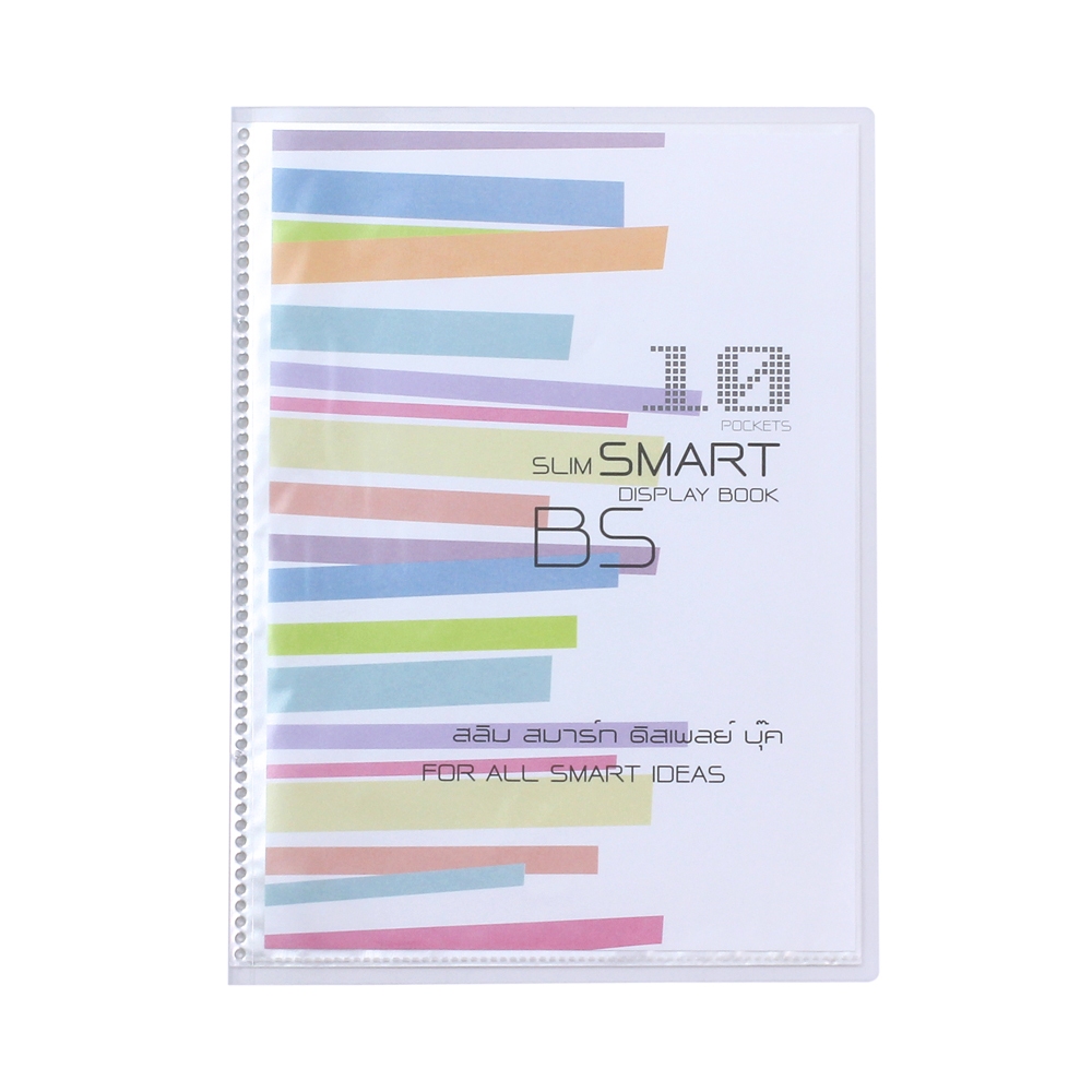 (KTS) แฟ้ม Intop Slim smart display book  B4 No.SB-410