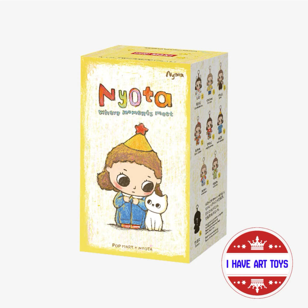 [พร้อมส่ง ใช้ส่วนลดร้านโค้ดคุ้ม] พวงกุญแจ Nyota Where Moments Meet Series Plush Doll (เเบบจุ่มเเละแกะเช็คการ์ด)