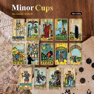 The Ancient Aurum Tarot 78 cards by Deckstiny (ไพ่แท้100%)