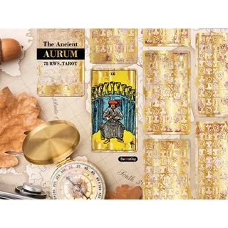 The Ancient Aurum Tarot 78 cards by Deckstiny (ไพ่แท้100%)