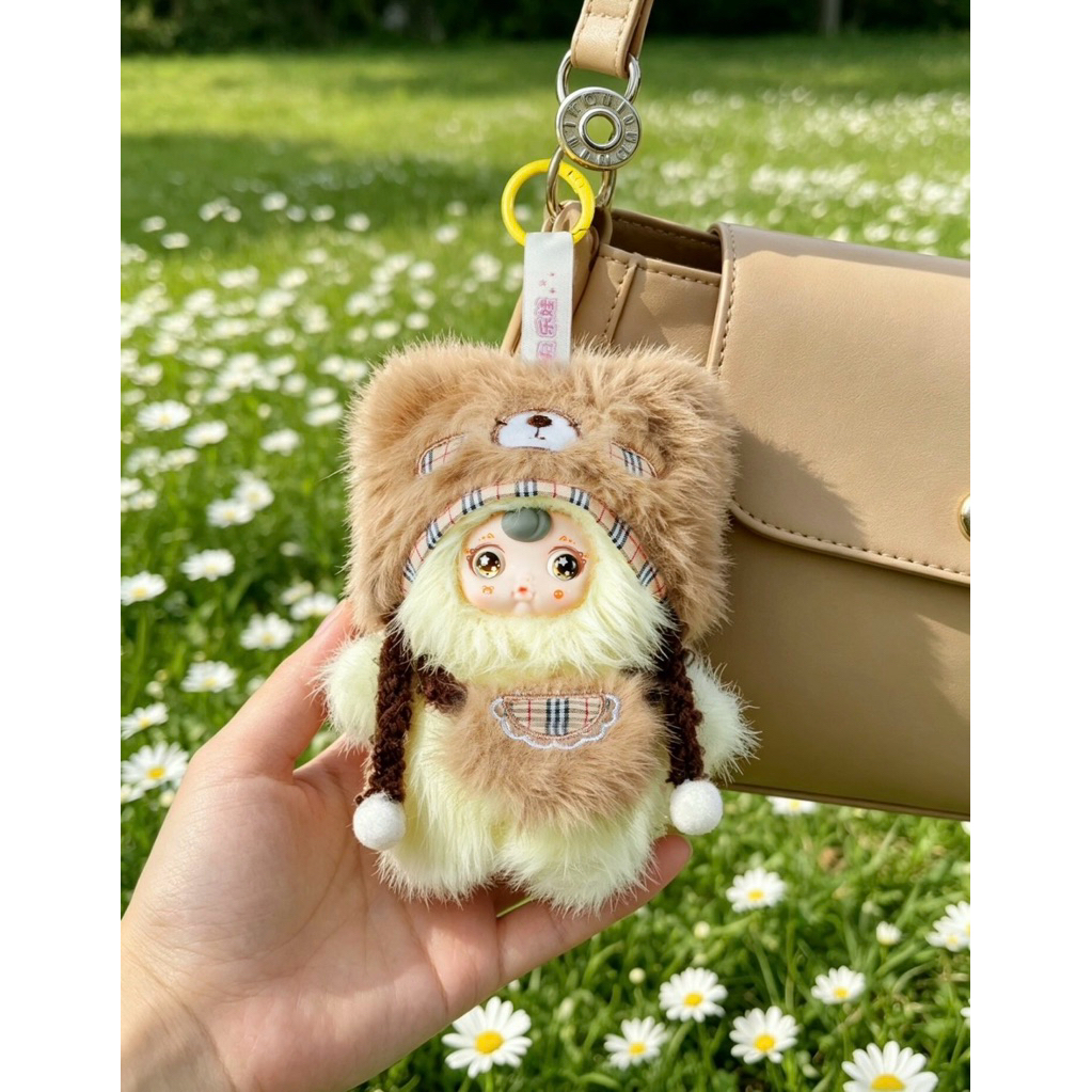 ❤️พร้อมส่งในไทย❤️{แบบจุ่ม} Yumi Retro Travel Charm Plushie พวงกุญแจ รูปที่ 6