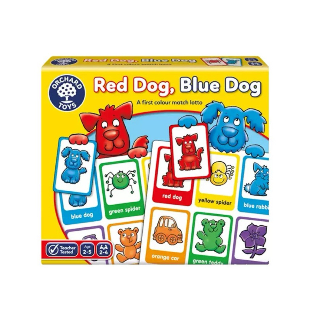 [ของแท้ 💯] Orchard Toys - Red Dog, Blue Dog เกมจับคู่สีเสริมพัฒนาการสำหรับเด็กเล็ก 2 ขวบ+ ฝึกสมอง ความคิด สังเกต สมาธิ