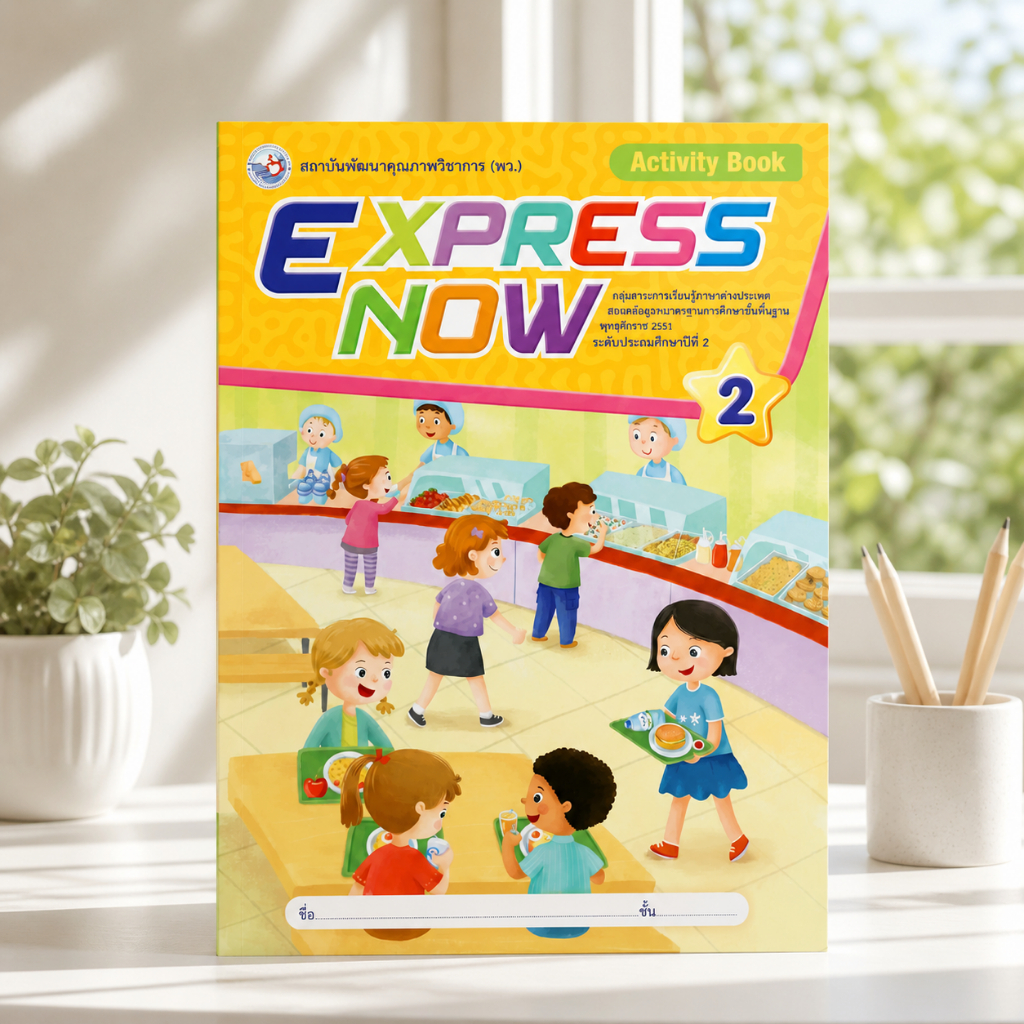 หนังสือแบบฝึกหัดภาษาอังกฤษ Express Now ป.6 (พว.) Activity Book ตามหลักสูตร 2551