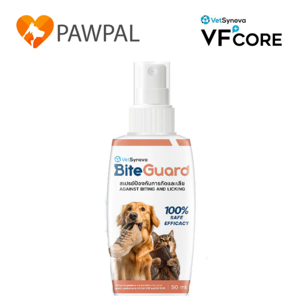 BiteGuard Spray 50 ml🔥Exp.20/6/2028 สเปรย์ป้องกันการกัดและเลีย สำหรับ สุนัข แมว
