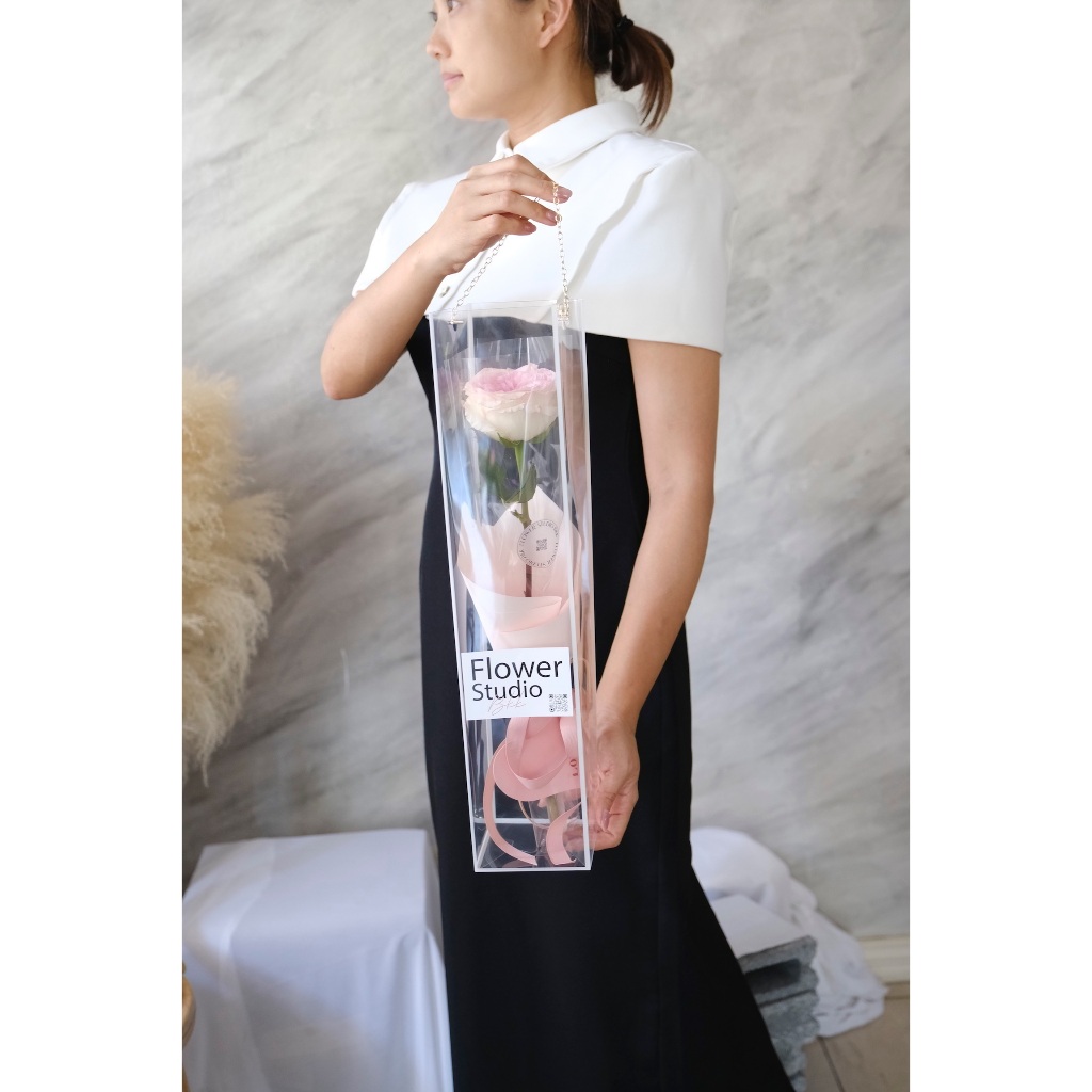 ‼️ส่งด่วน‼️ช่อดอกไม้สด ช่อกุหลาบ 1 ดอก ขนาดใหญ่พรีเมี่ยม ของขวัญสำหรับคนพิเศษ แสดงความรัก