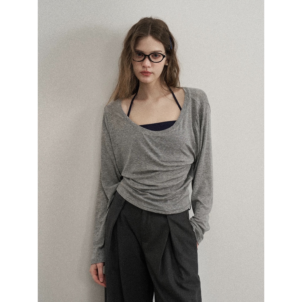 gurls.girl | yuju cloudy sunday layer top