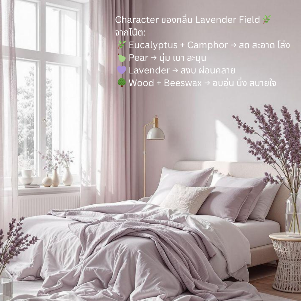 Maison Berger Lavender Field 200ml รีฟิลก้านหอม ลาเวนเดอร์ น้ำหอมปรับอากาศ บ้านหอม ผ่อนคลาย Reed Diffuser Refill ราคา ถูกที่สุด ดีลบีเคเค แกลเลอรีภาพที่ 3