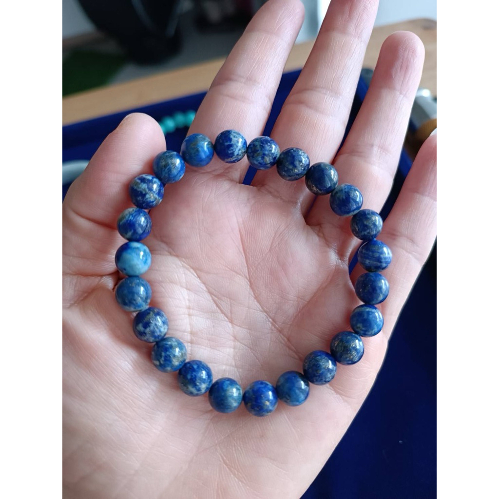 สร้อยข้อมือหินลาพิส ลาซูลี Lapiz Lazuli หินมงคล