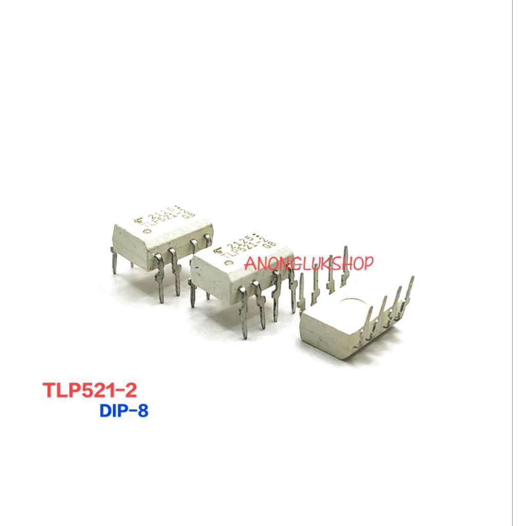 ราคาต่อ 1ตัว 👉👉 TLP521-2 TLP521 Toshiba DIP-8 NPN Phototransistor Output Optocouplers ออปโต้คอปเปอร์ขาลงปริ้น 8ขา