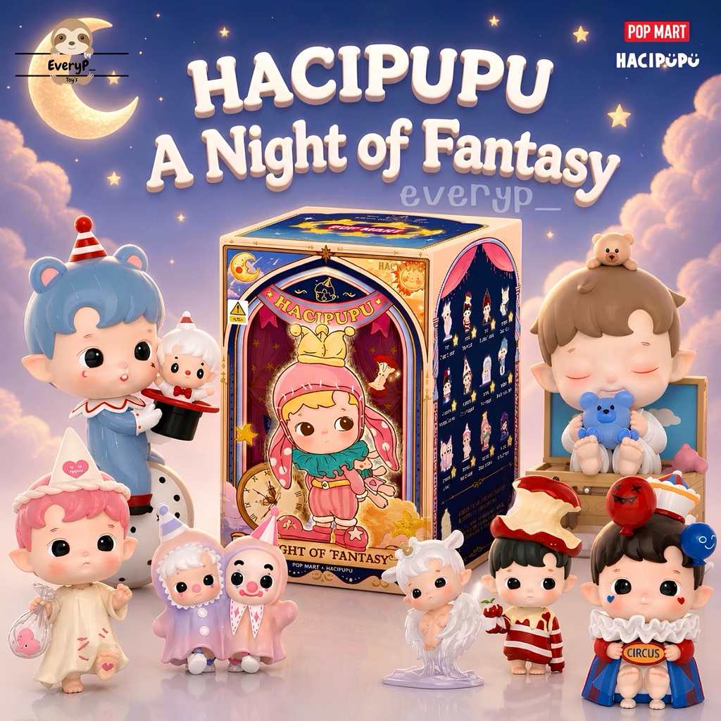 (ส่งด่วน) กล่องสุ่ม Haci 🎡 Hacipupu A Night of Fantasy Series Figures ฮาชิปูปู้ ลุ้น Secret