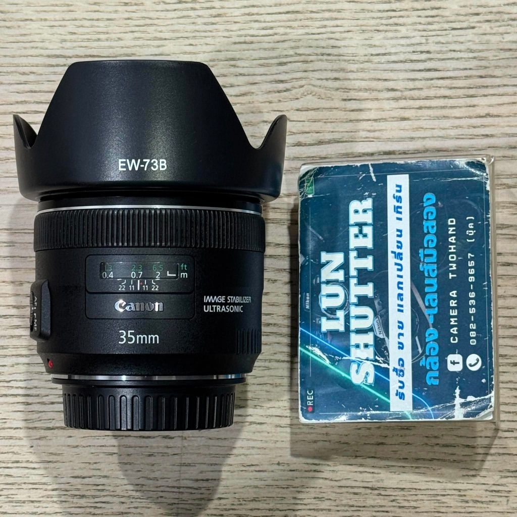 Canon EF 35 F2 IS USM อปกร