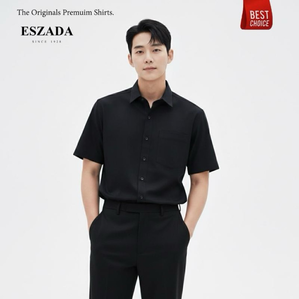 เสื้อเชิ้ตแขนสั้นคอปกผ้า OXWill (SL12) The Original Premium shirts Oxwill 100% (Ltd.) air A+