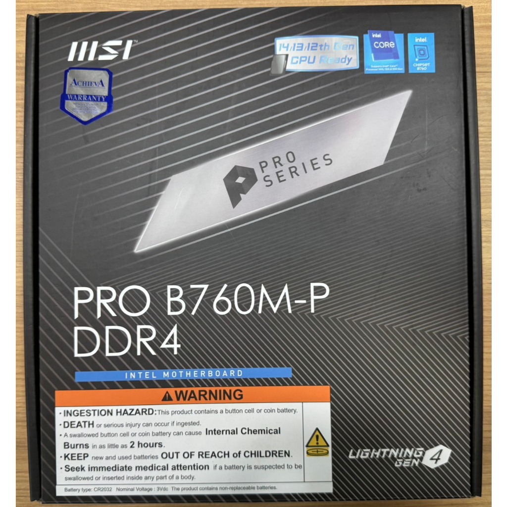 MSI PRO B760M-P DDR4 (มือสอง)