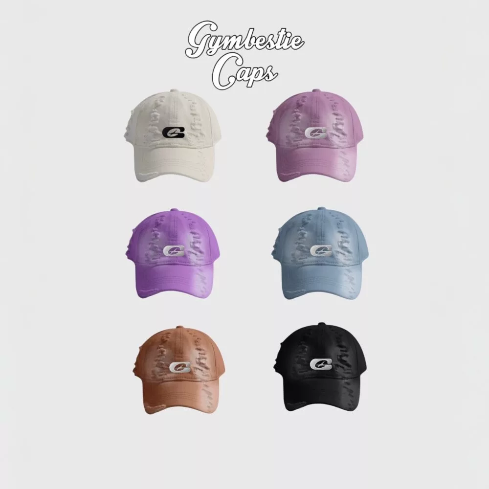 GYMBESTIE - GYMBEST CAP หมวกเเต่งขาดเท่ๆ