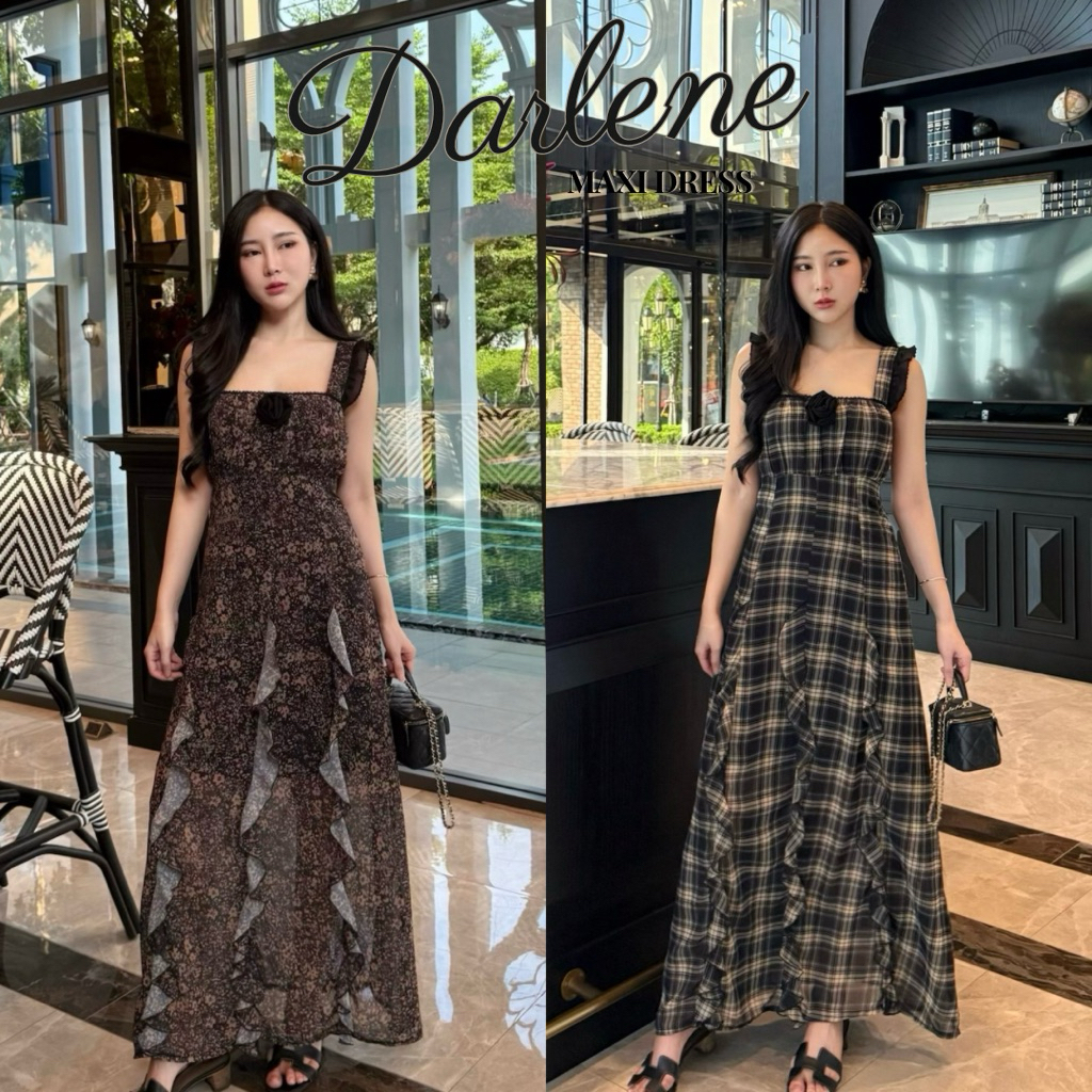 SIRINTRA : DARLENE MAXI DRESS มี 2 สี