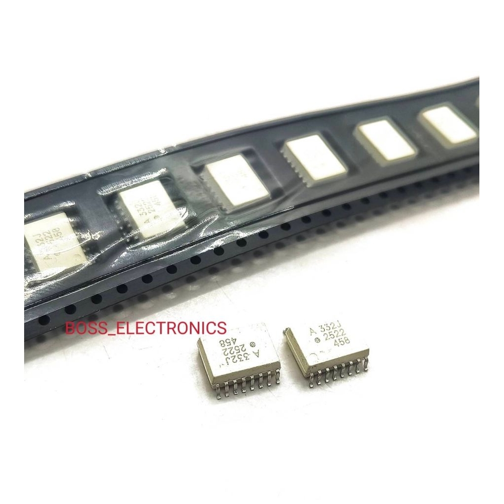 ราคา 1ตัว 👉👉 HCPL-332J SMD-16 A332J A 332J HCPL332J IGBT Gate Driver Optocoupler with Integrated ออป