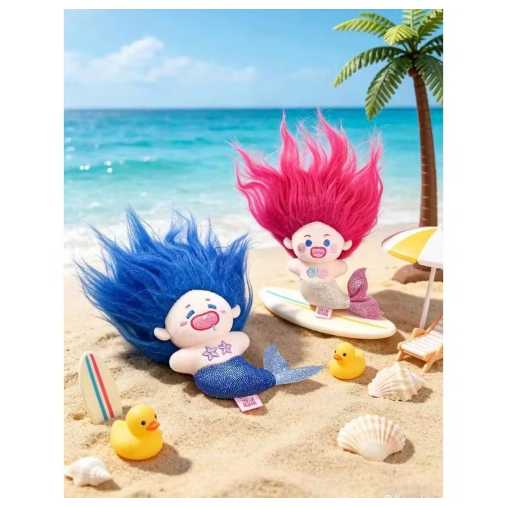 ‼️พร้อมส่ง🇹🇭((ยย.130))‼️ Mermaid Mood 🧜‍♀️💦💖พวงกุญแจตุ๊กตา