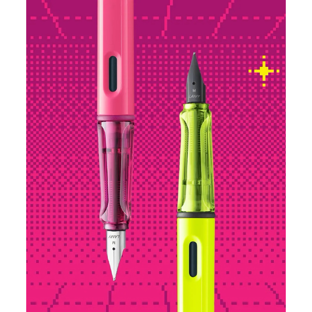 *พร้อมส่งจ้า** 🩷💛 สีใหม่ล่าสุด 2026 Lamy Safari neonpink & neonyellow ปากกาลามี่ ซาฟารี