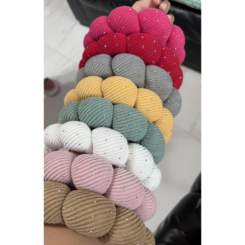 Cloudy Headband ที่คาดผมก้อนเมฆประดับเพชร