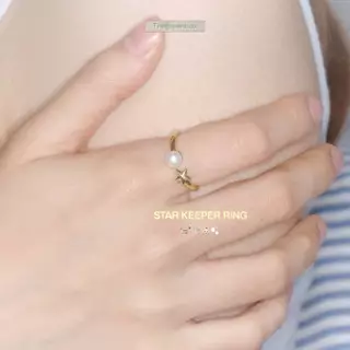 แหวน Star Keeper Ring (Free Size ปรับขนาดได้) - The Green Box