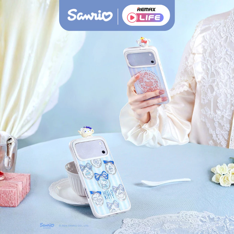 กล่องสุ่ม Sanrio Phone Case Hello Kitty Tea Party Series เคส IP 17 Pro Max thumbnail 9