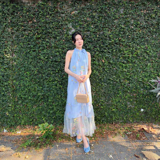 🥂Lady Camelia Dress - Miida✨ผ้าใหม่หนาขึ้น💫🧁ผ้าเวลปักน่ารักมากๆ🧀