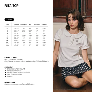 CHUUCHOP (XS-4XL) Rita Top เสื้อเชิ้ตคอบัว แต่งจีบปลายแขน ผ้านุ่ม ยืดหยุ่นดี แมทช์ง่าย (C8579)