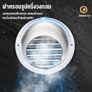 จัดส่งภายใน 24 ชั่วโมง🔥ฝาครอบช่องระบายอากาศ 4/6/8/10/12นิ้ว ฝาครอบช่องระบายอากาศ สแตนเลส พร้อมตะแกรงกันแมลง
