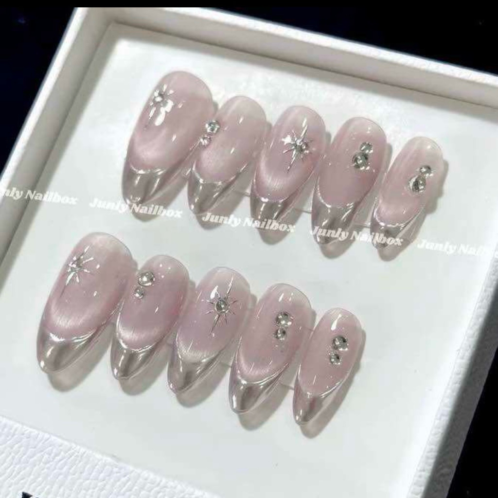 05เล็บเจลแท้ สีลูกแก้ว ขัดผง ติดเพชร💎 พร้อมส่ง🛒