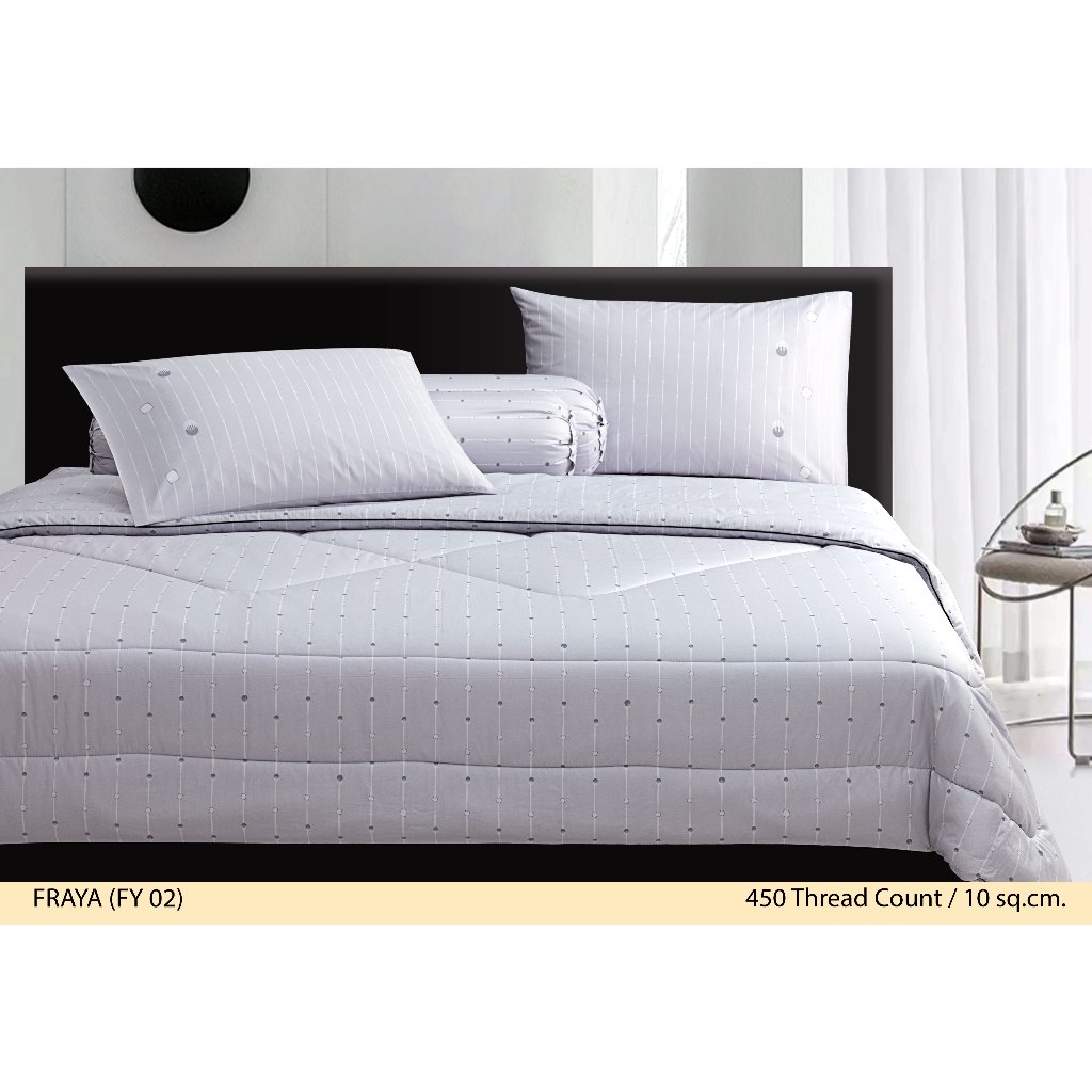 STEVENS ชุดเครื่องนอน รุ่น PURE COTTON ดีไซน์ FRAYA