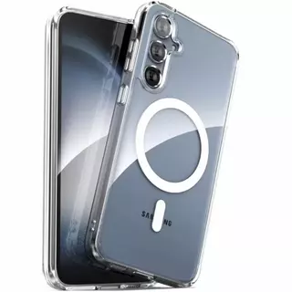 เคสแม่เหล็กใส สำหรับ Samsung A57 A37 A17 A07 A56 A36 A26 A16 A06 A55 A54 A35 A15 A25 A05 A05S A34 A23 A14ชาร์จได้ แบบใส