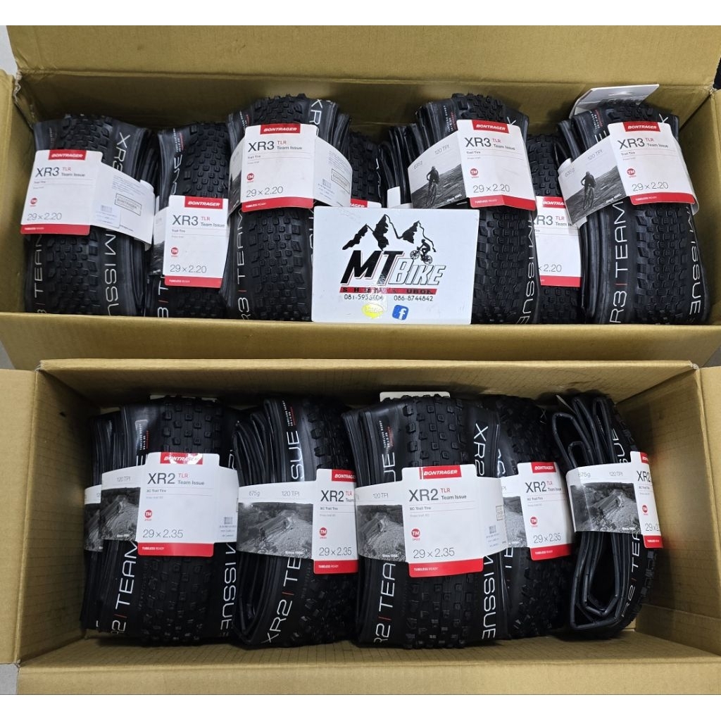 🆕 ยางนอก​ Bontrager​ XR2 และ XR3 Team​ Issue​   29" Tubeless👍