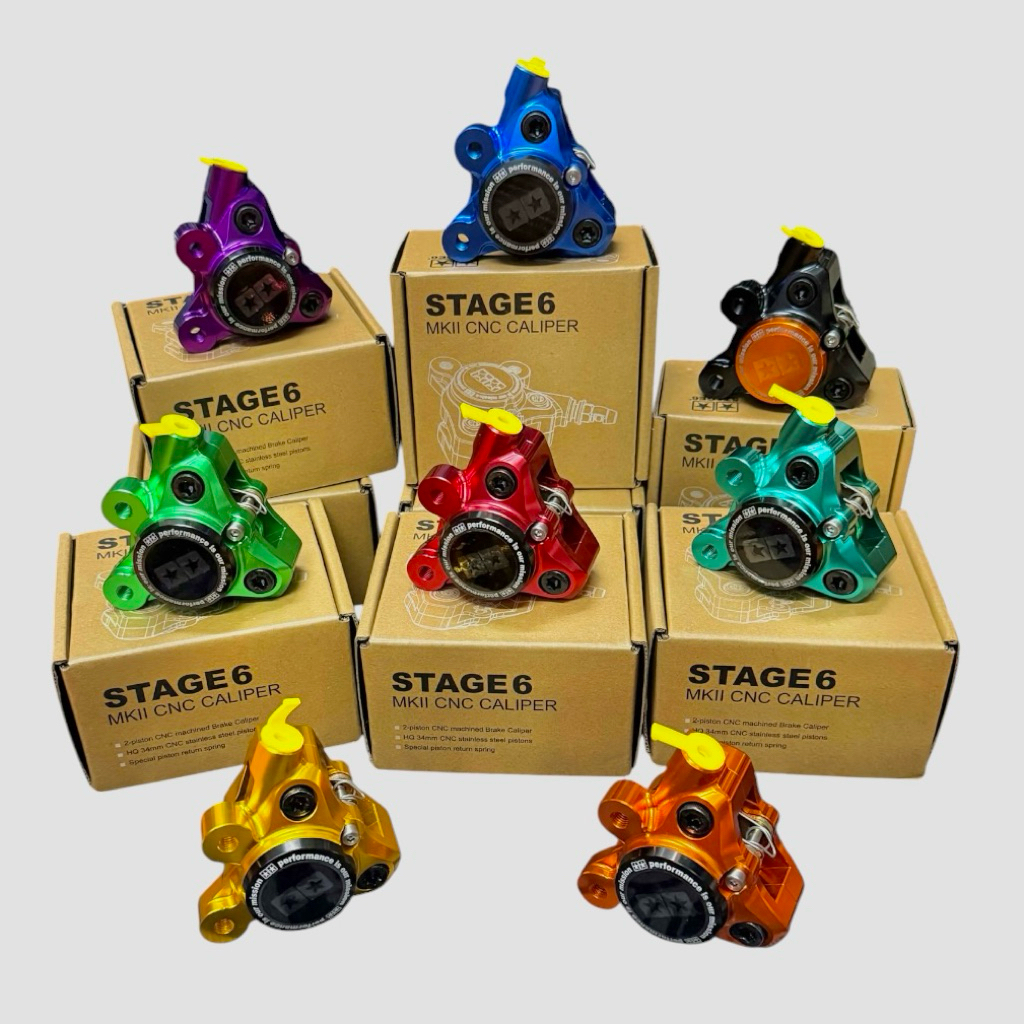 ปั้มเบรคSTAGE 6 MKll CNC CALIPER NEW แท้!!