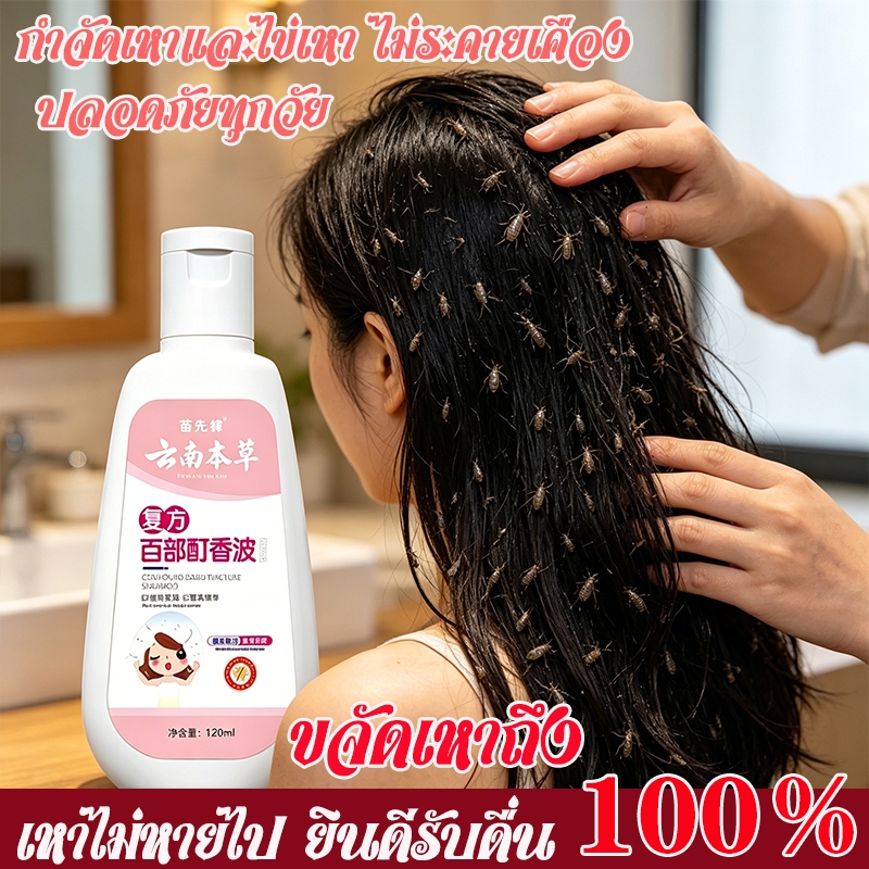 ขวดใหญ่ แชมพูกำจัดเหา รังแคเชื้อรา