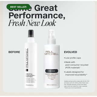 Paul Mitchell Freeze&Shine Super Spray 500 ml หรือ 250 ml สเปรย์น้ำพอลมิเชลใหญ่
