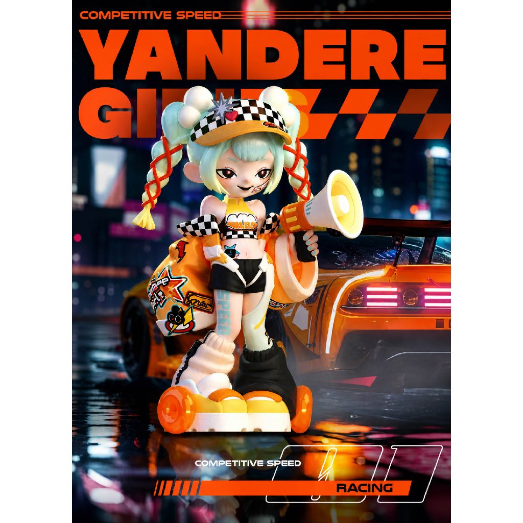 Yandere Girls Competitive Speed 2024 Limited Edition ฟิกเกอร์นักแข่ง ของสะสม