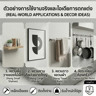 พุกเหล็กผนังกลวง พร้อมสกรู พุกยิปซัม พุกยึดผนังเบา พุกเหล็กขยายตัว ขนาด 4x20-6x25 มม.