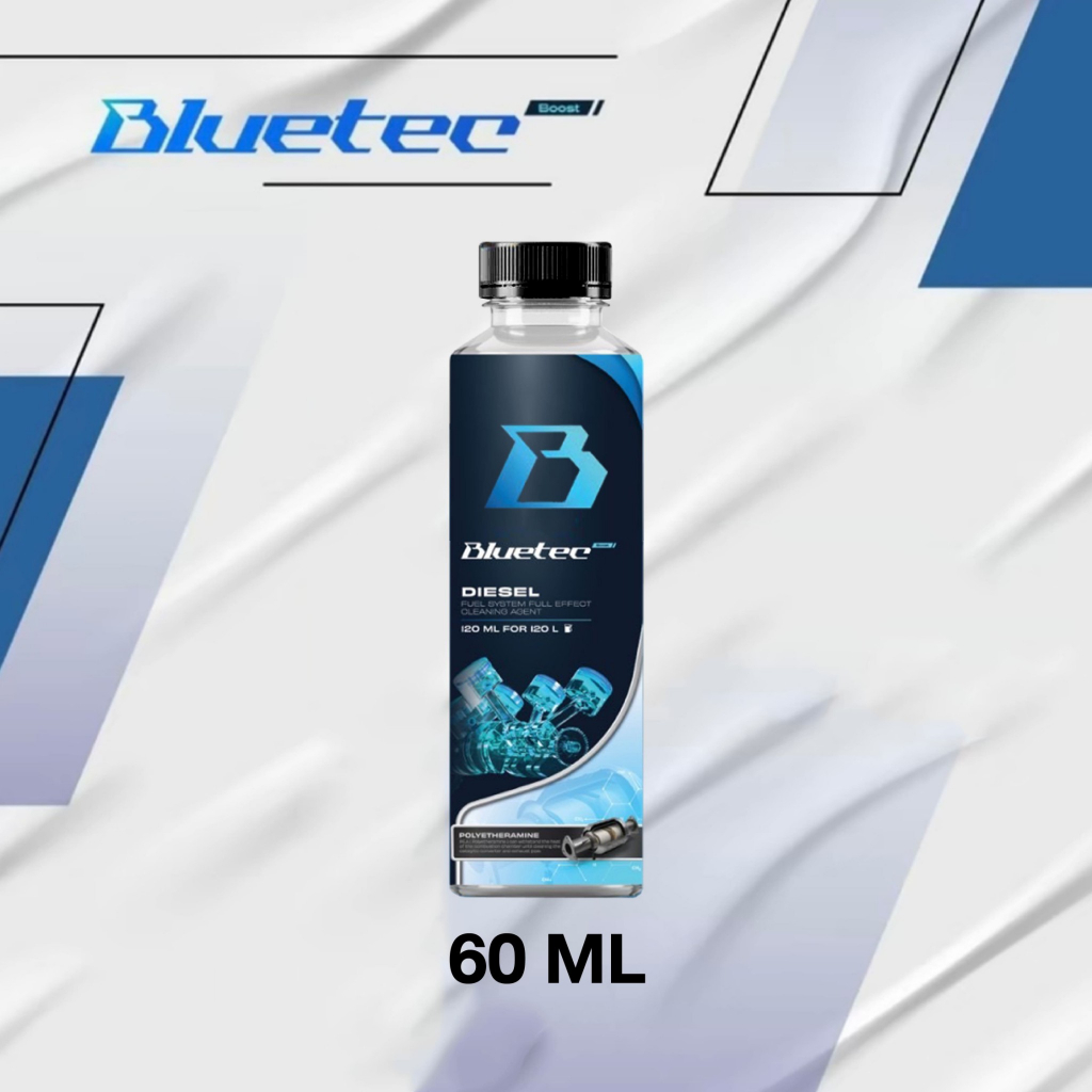 Bluetec น้ำยาล้างหัวฉีด 60ml [สูตรเข้มข้น] ใช้ได้ทั้งเบนซิน-ดีเซล แก้เครื่องอืด เพิ่มอัตราเร่ง ประหยัดน้ำมัน เห็นผลไว