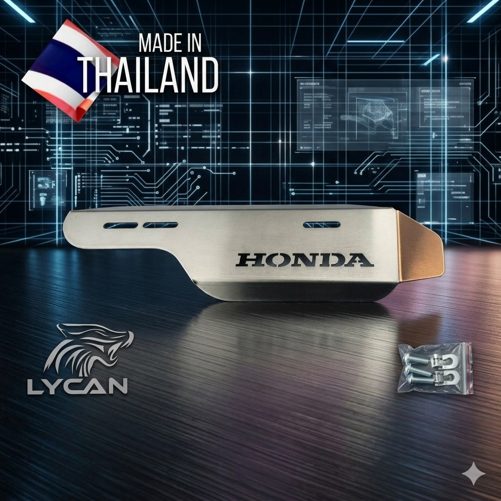 การ์ดครอบท่อ Honda Click 160 / ครอบท่อ click 160🫡