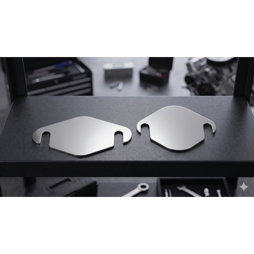 แผ่นอุด EGR T6,T7 Ford 2012-ปัจจุบัน ( 304 stainless 1.5mm ) จำนวน 2 ชิ้น🐸M