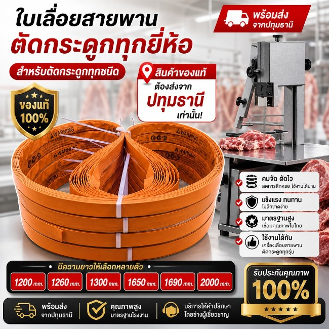 ส่งจากปทุมธานี แพ็ค 10 ใบ ใบเลื่อยตัดกระดูก เนื้อสัตว์แช่แข็ง