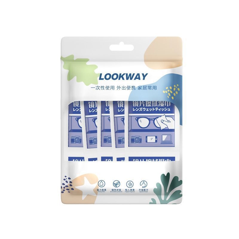100 แผ่น ผ้าเช็ดแว่นตา ป้องกันฝ้าและหมอกด้วยเทค