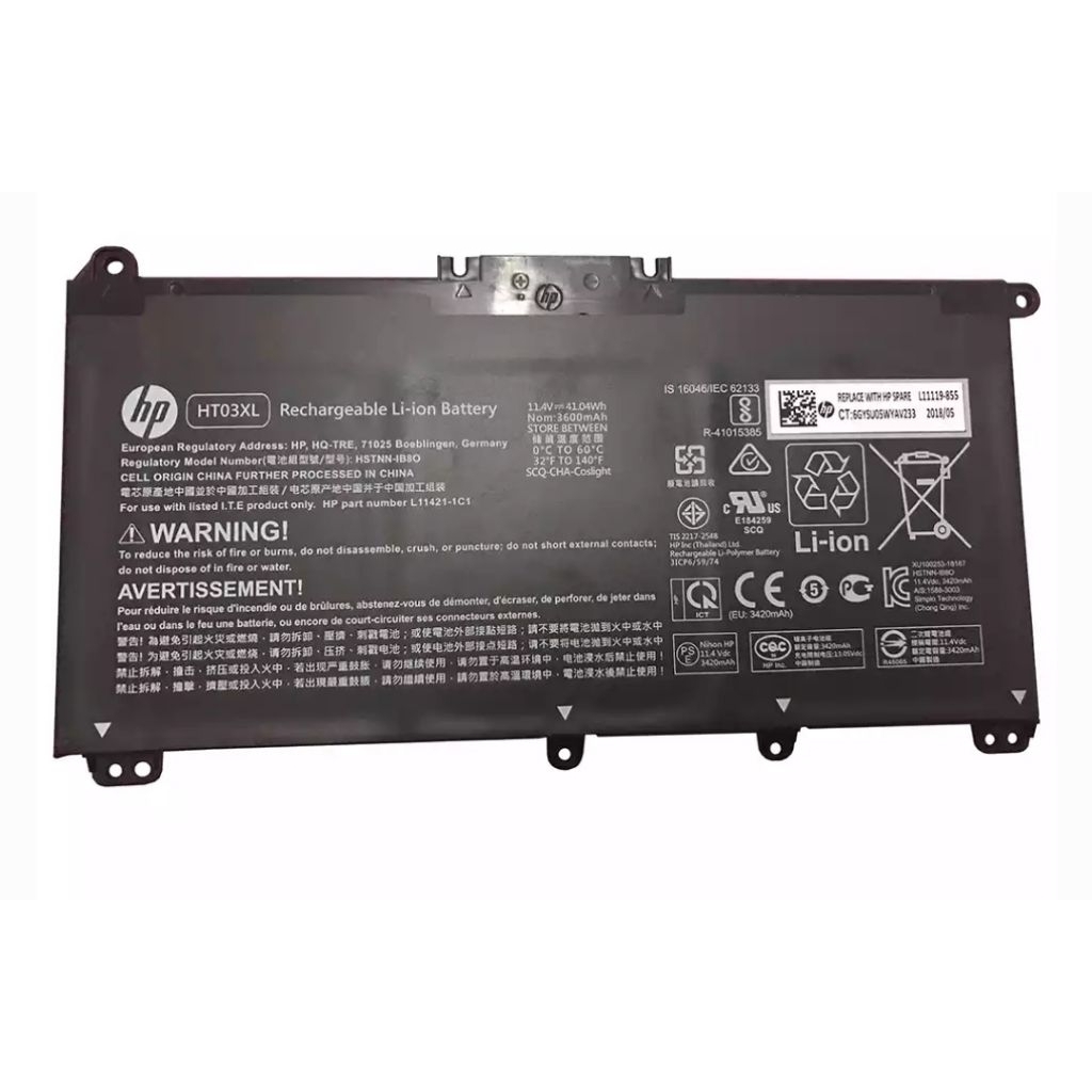 HP Battery HP HT03XL แบตเตอรี่่โน๊ตบุ๊ค