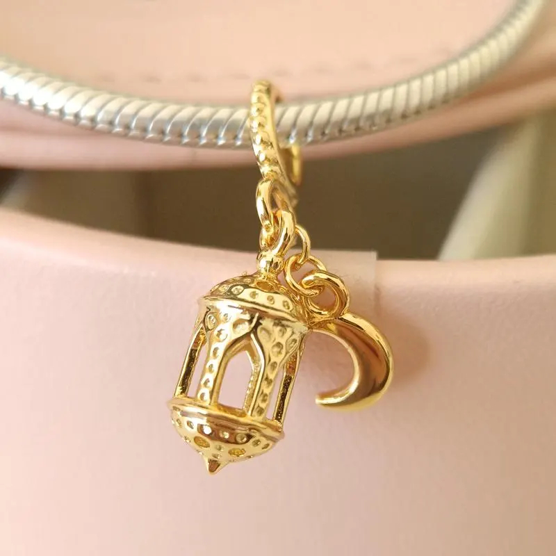 (ของแท้100%) Pandora shine Arabian Lantern 14k ชาร์มโคมทอง